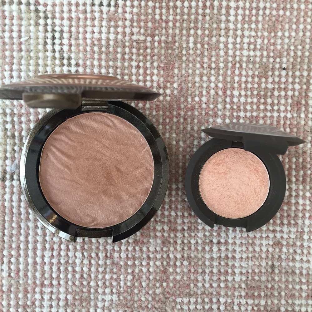 Becca Highlighter Champagne Pop / Bronzer in Capri